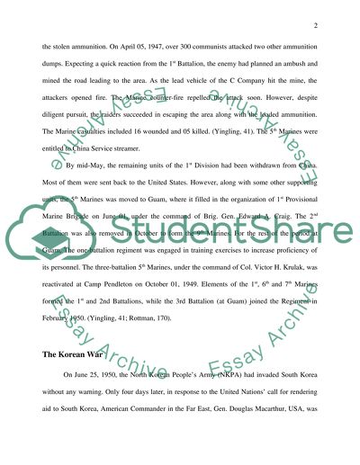 Post-War Years in China and Guam