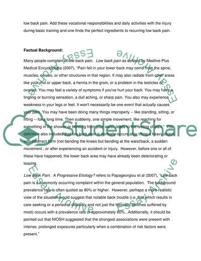 Occupational Health Medicine Issues