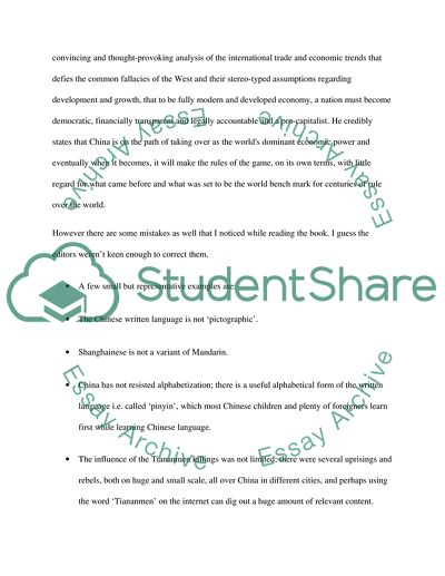 When China Rules the World