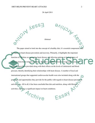 How Can Diet Prevent Heart Attack