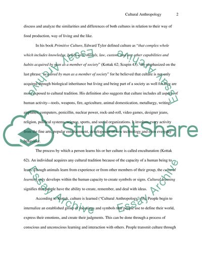 The Concept of Culture