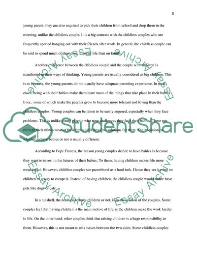 What are the difference between the couples who decided to have a baby or not