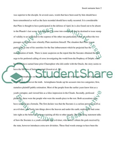 Winning and Losing Speeches in the Apology by Plato