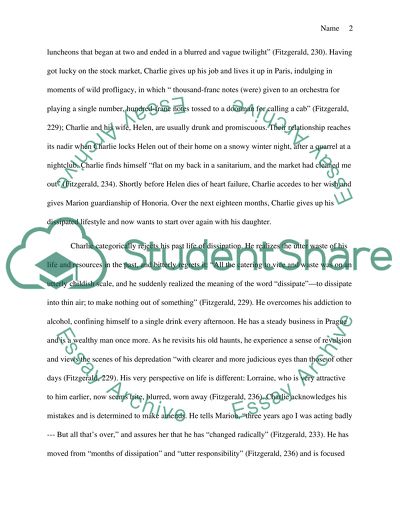 Analysis of Babylon Revisited: Redemption Denied Short Story