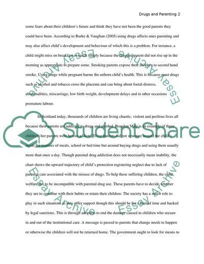 Drug Abuse and How They Affect Childs Development