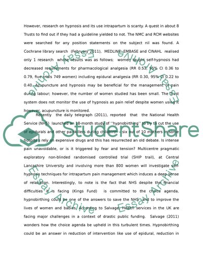 The Subject of Hypnobirthing