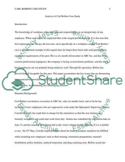 Ethics and Personal Responsibilities of the Workplace