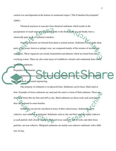 Beach Sediments Issues