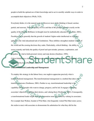 How Can Critical Thinking Help Managers to Do their Jobs More Effectively