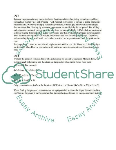 Math operation questions