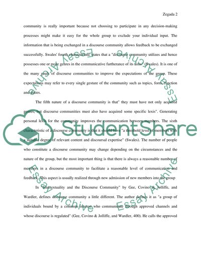 Discourse Community: Industrial Engineering University of Arkansas
