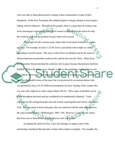 The Role and Significance of Women in the Gospel