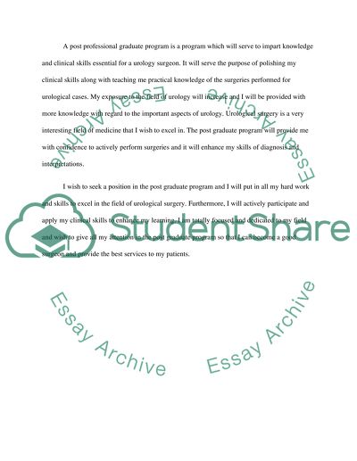 Healthcare. A post-professional graduate program