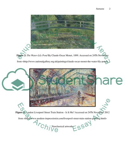 Neoclassical and Impressionism