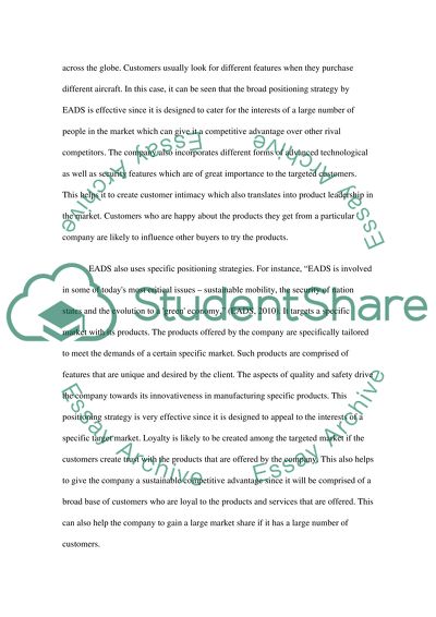STP - Positioning - Case study about EADS Company