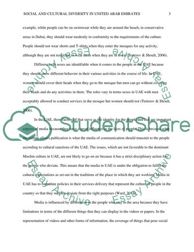 Social and cultural diversity in united arab emirates