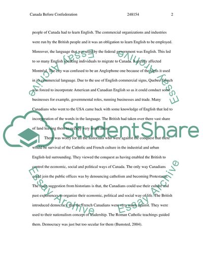 Canada Before Confederation