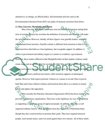 Domestic Terrorism Analysis