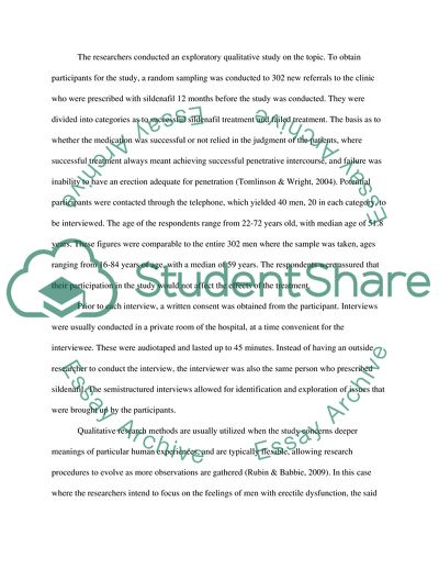 The Subjective Aspect of Men