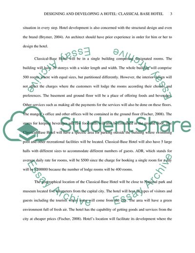 Designing and Developing a Hotel