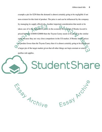 Microeconomic and Macroeconomic Factors Influencing Toyota