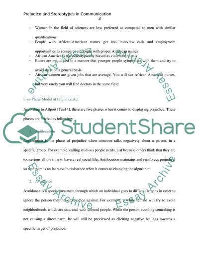 Stereotypes in Communication