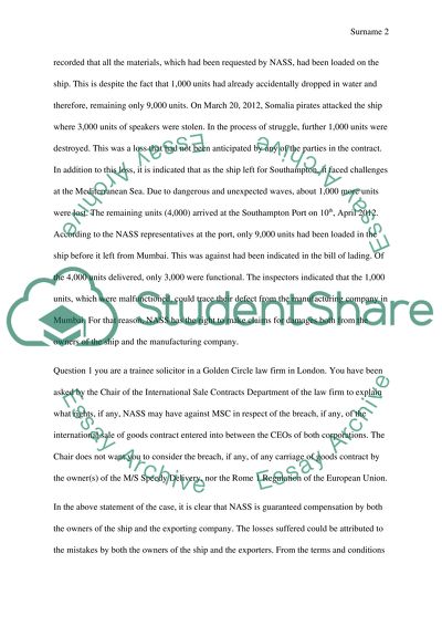 Law of International Trade