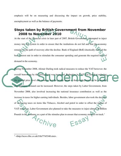 The Economic History of UK