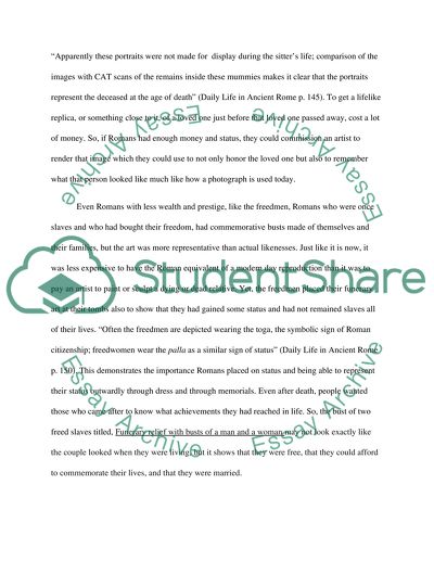 Discuss what funerary art and architecture reveal about Roman social issues