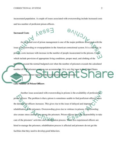 Issues In Corrections