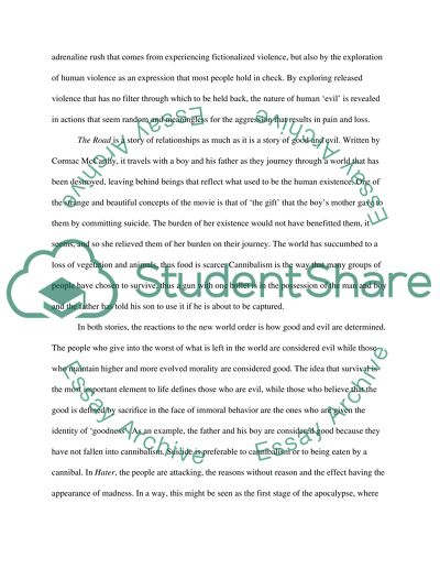 The Theme of Good and Evil in Cormac McCarthys the Road as It Compares to That of David Moodys Hater