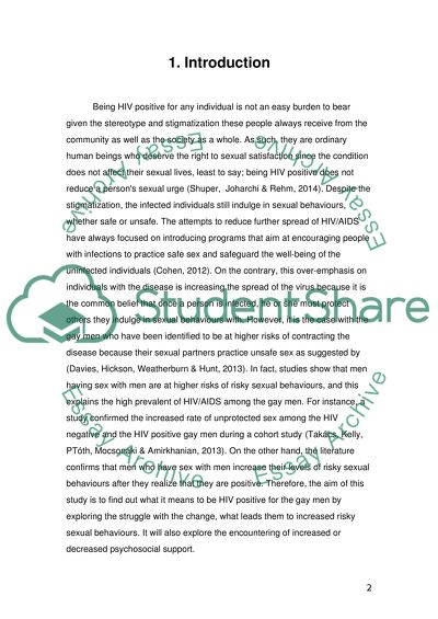 Influence of HIV Status on Sexual Behaviours among Gay Men