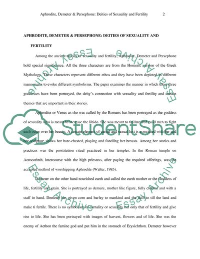 Deities of Sexuality and Fertility