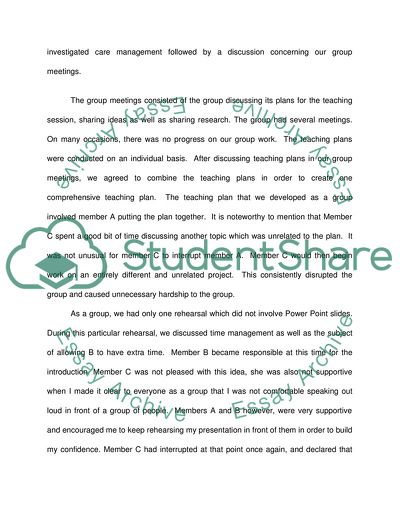 Reflection on Teaching Skills