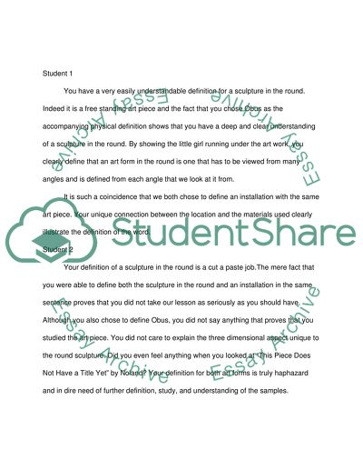 Sculpture in the Round