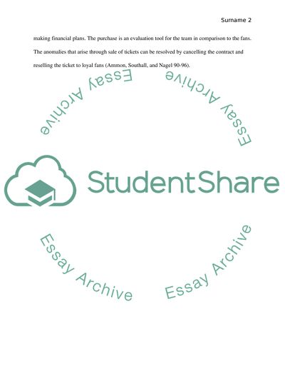 Reasons for Signing Contract When Selling Season Tickets