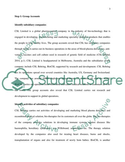 Corporate Accounting - CSL Limited