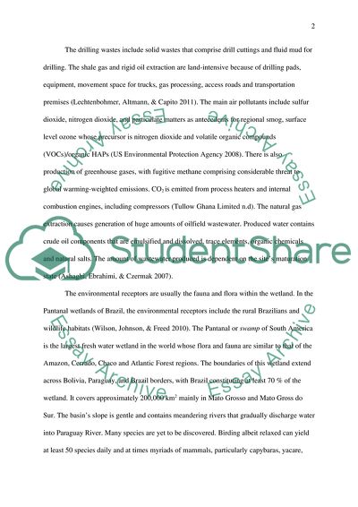 Impact of Petroluem Exploration, Extraction and Transport