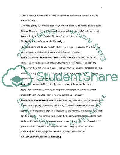 About The Northumbria University