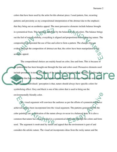 Arts Abstract Composition