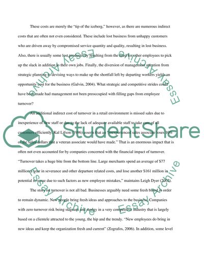 Extremely High Turnover Rates