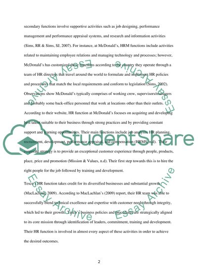 Human Resources Management