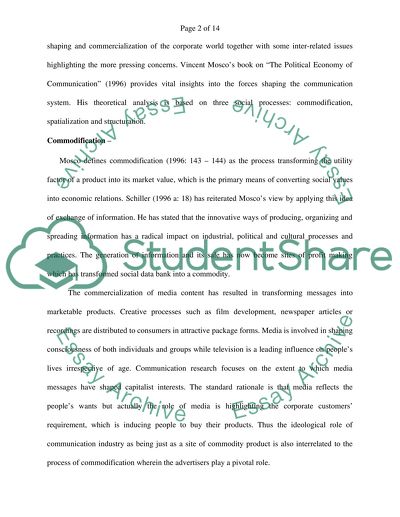 To what extent is there a global communications industry