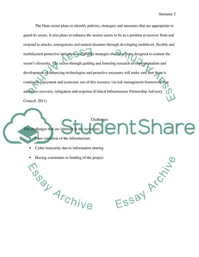Overview and History of the Dam Sector
