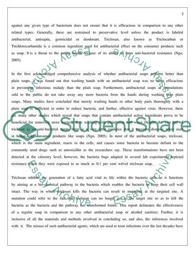 Plain Soap in Dealing With Bacteria