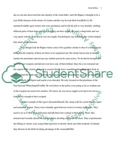 Serial Killers and Their Psychological Disorders