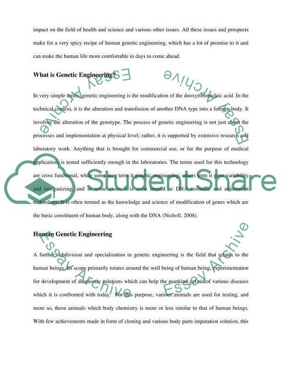 Human Genetic Engineering