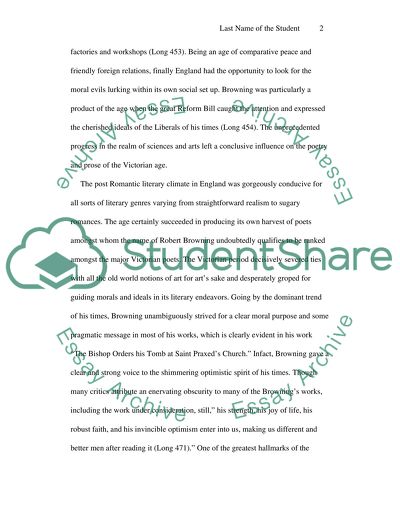 Robert Browning The Bishop Orders His Tomb at Saint Praxeds Church