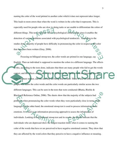 Stroop Effect Assignment