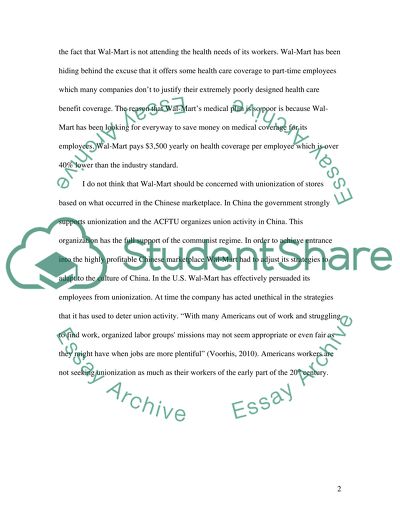 The Ethical Issues Wal-Mart Faces